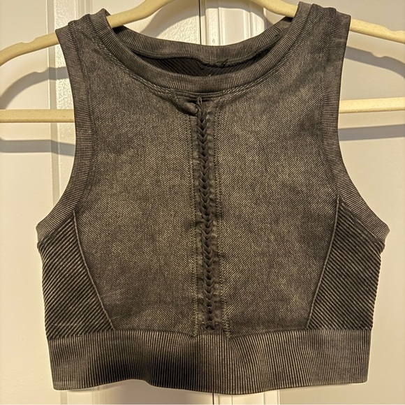 Aerie OFFLINE Least Support Ribbed Sports Bra or Top | Excellent Used Condition - Picture 2 of 8